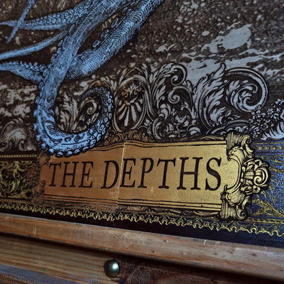 Squid - The Depths - Mega Large - 4 Wood Pieces
