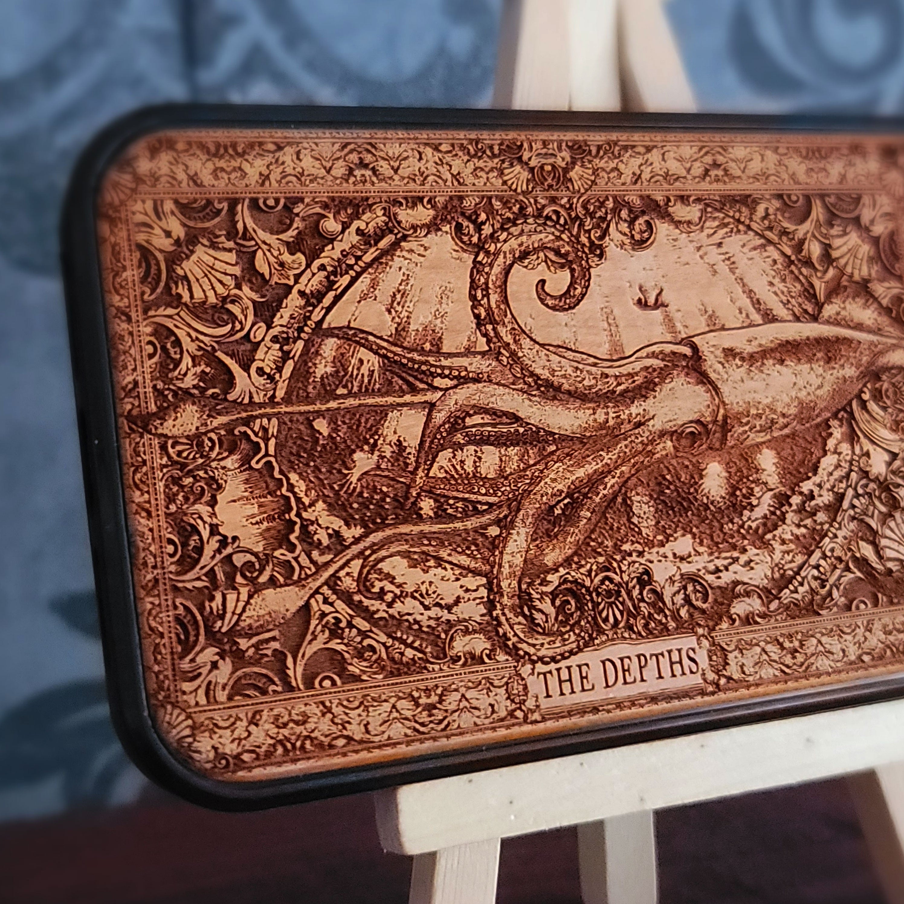 Squid Wood Phone Case