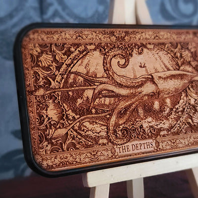 Squid Wood Phone Case