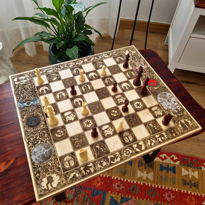 Sci Fi Star Wars  Chess Board - Tournament Size