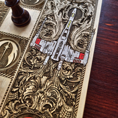Sci Fi Star Wars  Chess Board - Tournament Size