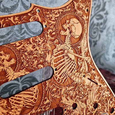 Stratocaster HSS & SSS Wood Pickguard - Stumble