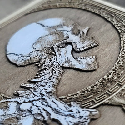 Handmade wooden artwork 'nan' – wood gift for 5 year anniversary, wedding present, gift for him or her, romantic handcrafted decor