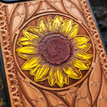 Load image into Gallery viewer, iPhone &amp; Samsung Galaxy Wood Phone Case -Artwork &quot;Sunflower&quot; Hand Painted

