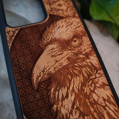 The Crow - Wood Phone Case