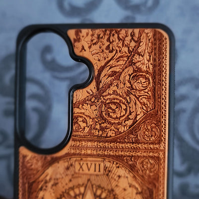 The Star Tarot Card Wood Phone Case
