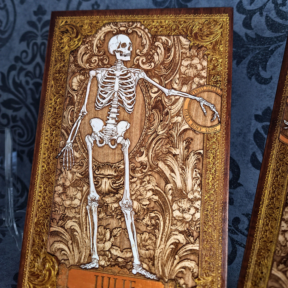 Personalized Skeleton Couple - Till Death Do Us Part - Medium Painted