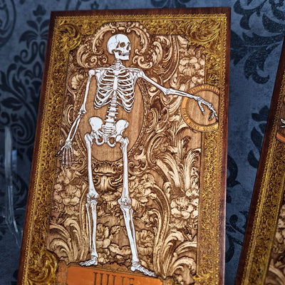 Personalized Skeleton Couple - Till Death Do Us Part - Medium Painted