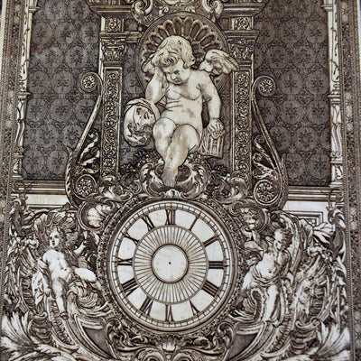 Unique gothic timepiece with dark aesthetic and handcrafted details