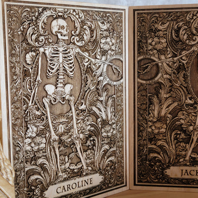 Handmade wooden artwork 'nan' – wood gift for 5 year anniversary, wedding present, gift for him or her, romantic handcrafted decor