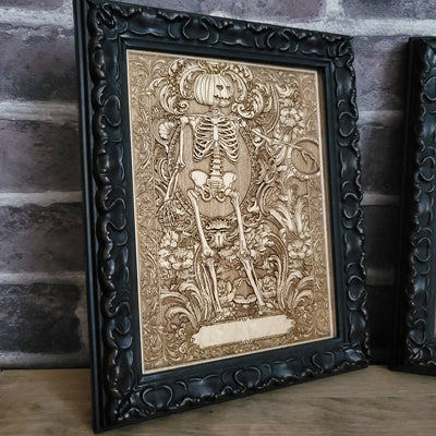 Handmade wooden artwork 'nan' – wood gift for 5 year anniversary, wedding present, gift for him or her, romantic handcrafted decor