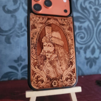 Vlad the Impaler – Dracula Engraved Wood Phone Case