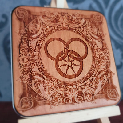 Wheel of Time Wood Wireless Charger