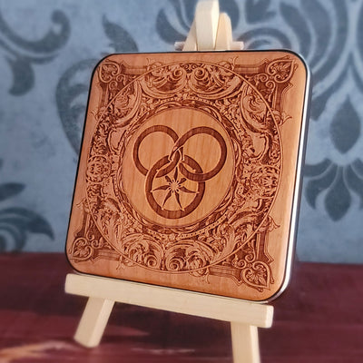 Wheel of Time Wood Wireless Charger