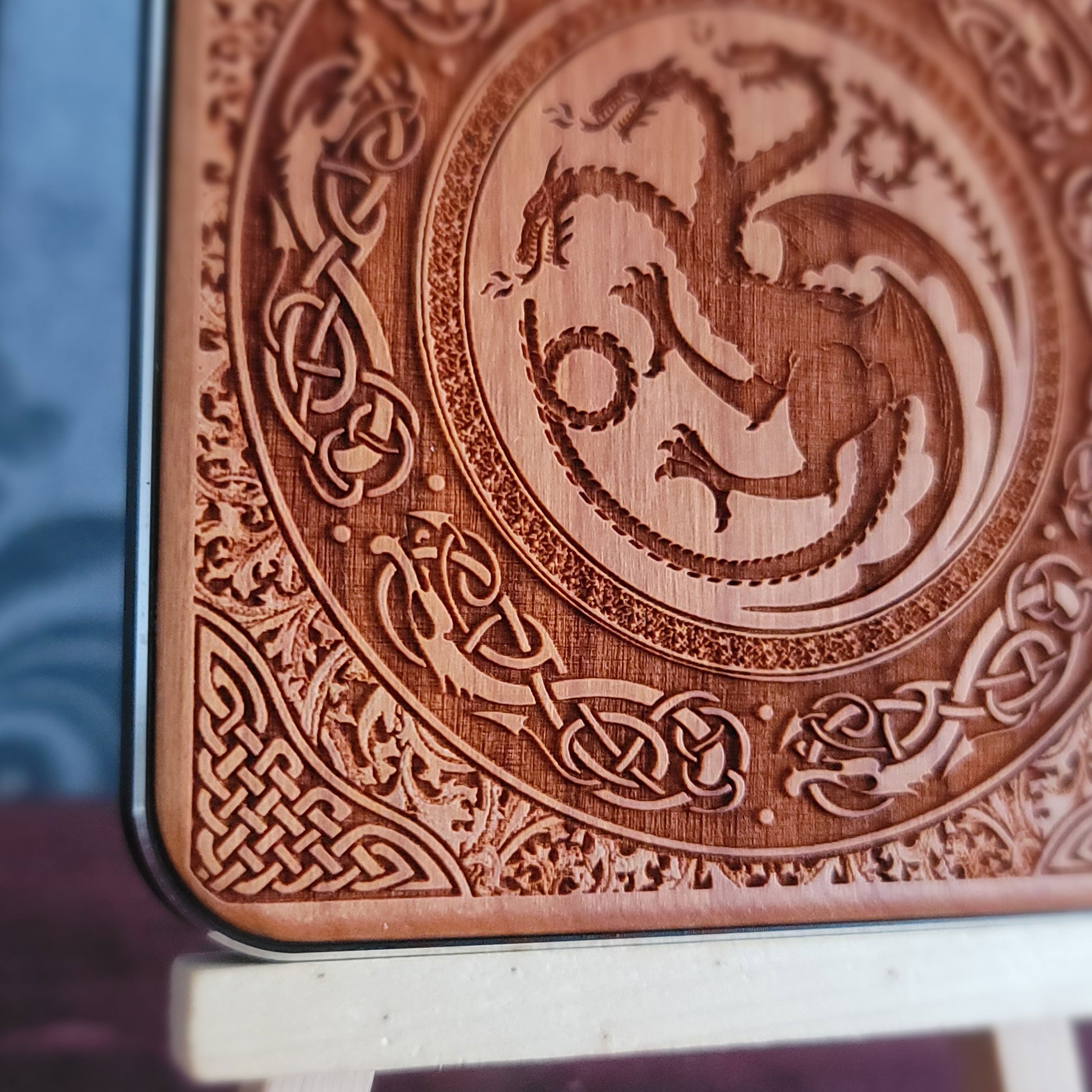 Game of Thrones Wireless Charger | Hand-Painted House Sigil Art