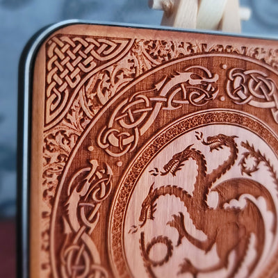 Game of Thrones Wireless Charger | Hand-Painted House Sigil Art