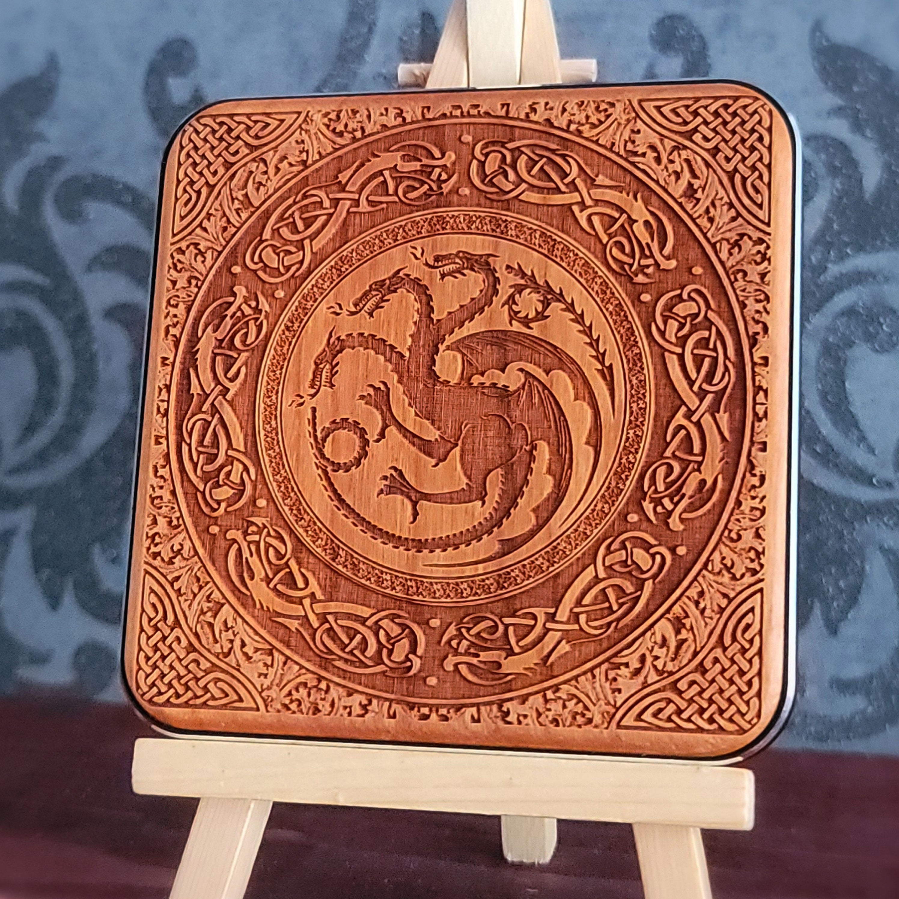 Game of Thrones Wireless Charger | Hand-Painted House Sigil Art