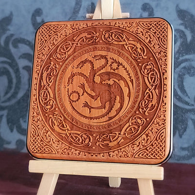 Game of Thrones Wireless Charger | Hand-Painted House Sigil Art