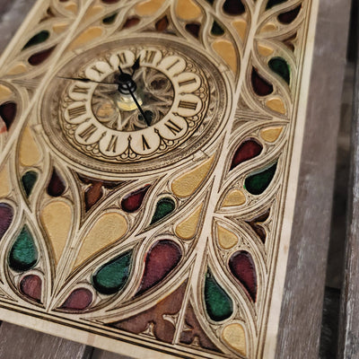 Handmade wooden artwork 'nan' – wood gift for 5 year anniversary, wedding present, gift for him or her, romantic handcrafted decor