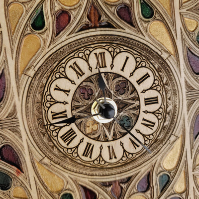 Handmade wooden artwork 'nan' – wood gift for 5 year anniversary, wedding present, gift for him or her, romantic handcrafted decor