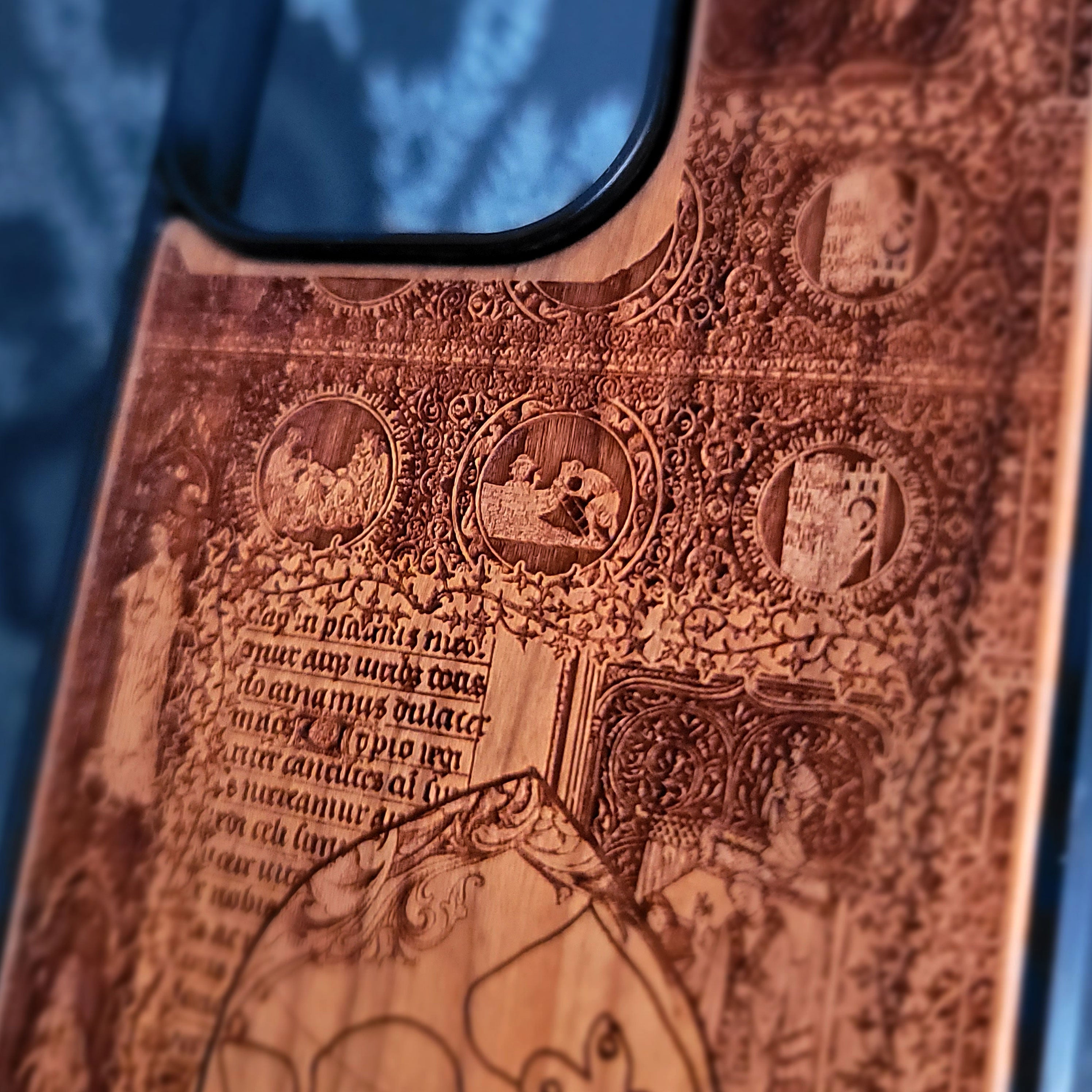 Medieval Knight "I'm Ready" - Wood Phone Case