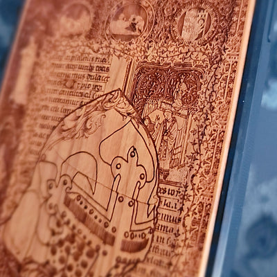 Medieval Knight "I'm Ready" - Wood Phone Case