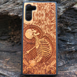 Load image into Gallery viewer, iPhone &amp; Samsung Galaxy Wood Phone Case - &quot;Stumble&quot; Gothic Pattern
