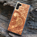 Load image into Gallery viewer, iPhone &amp; Samsung Galaxy Wood Phone Case - &quot;Stumble&quot; Gothic Pattern
