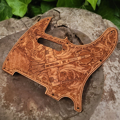 Telecaster Wood Pickguard - X-Wing