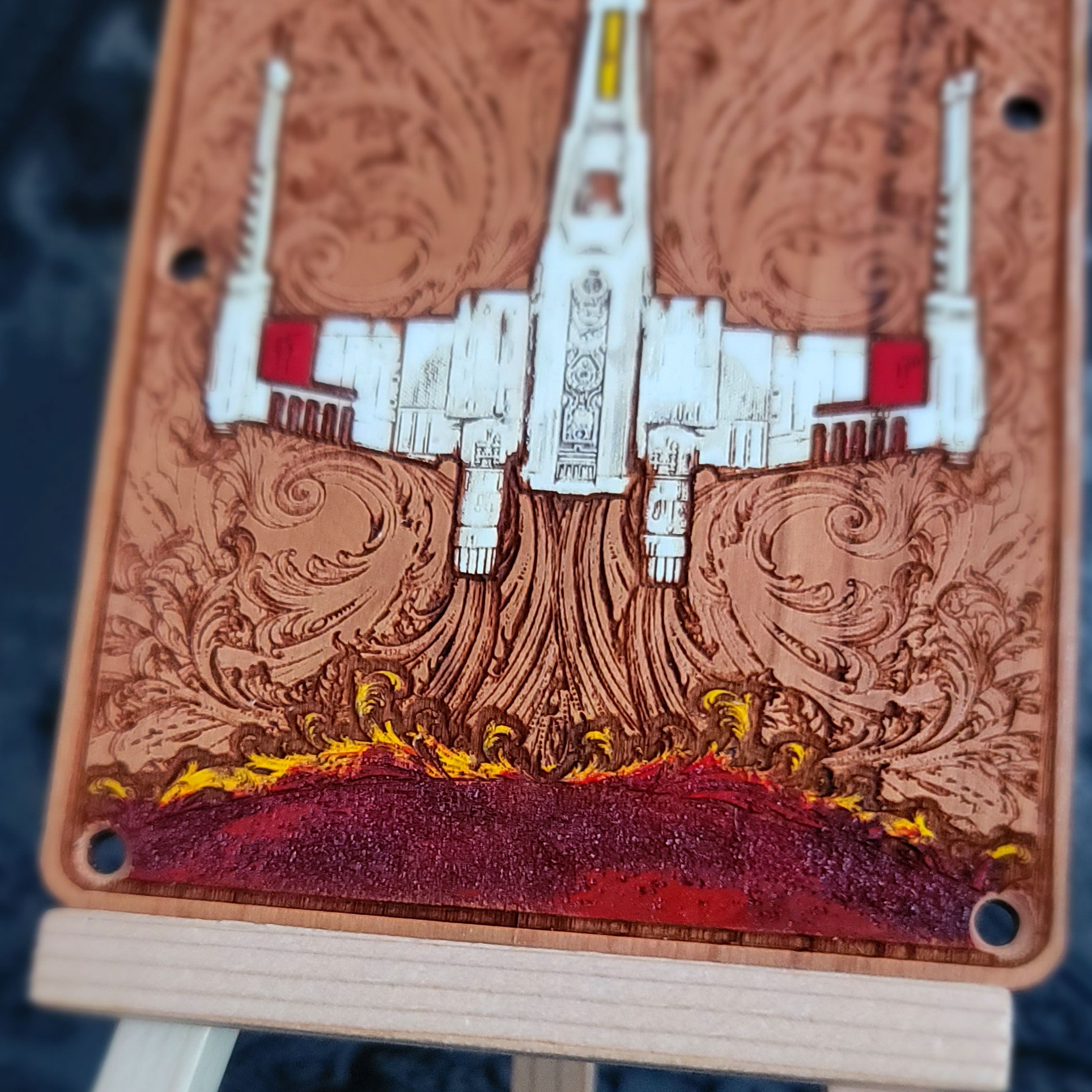 Stumble Painted Tremolo Cover für Stratocaster E-Gitarre