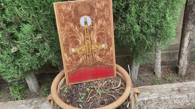 Intergalactic Ship X Star Wars - Large Cedar Wood - Hand Painted