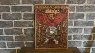 Lucifer Artwork Zedernholz Limitierte Auflage - Groß
