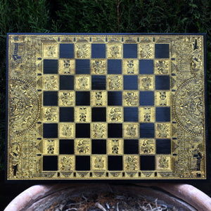 chess board wood