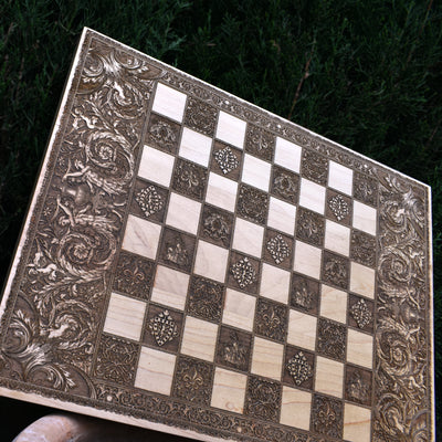 Rococo Chess Board - A3 Large Size