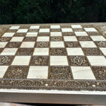 Load image into Gallery viewer, Medieval Wooden Chess Board Game Set - A3 Size - 1.25&quot; / 32 mm Square
