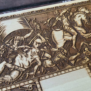 War Chess Set Tournament Size Wood Board Game - Pawns included