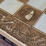 Load image into Gallery viewer, War Chess Set Tournament Size Wood Board Game - Pawns included
