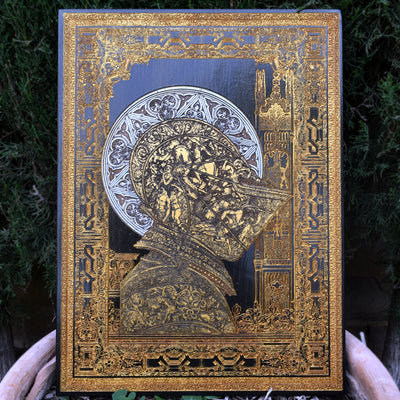 Confessed Medieval Knight Black Paint - Large