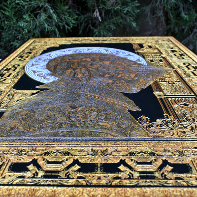 Confessed Medieval Knight Black Paint - Large