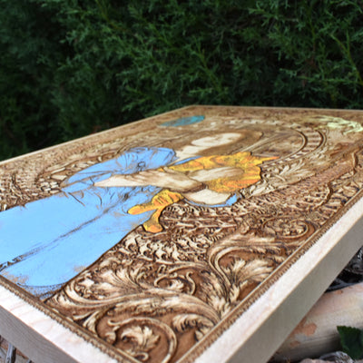 Ellen Alien Wood Wall Art IV - Large