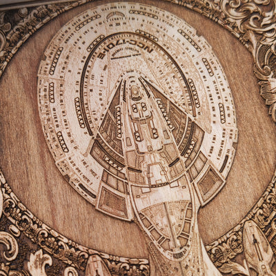 Handmade wooden artwork 'nan' – wood gift for 5 year anniversary, wedding present, gift for him or her, romantic handcrafted decor