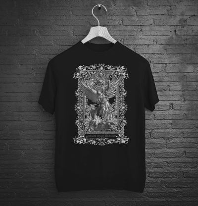 graphic black white t shirt