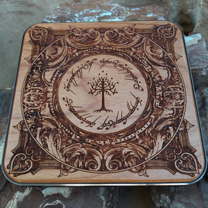 LOTR Wood Wireless Charger