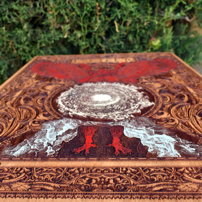 Lucifer Artwork Zedernholz Limitierte Auflage - Groß