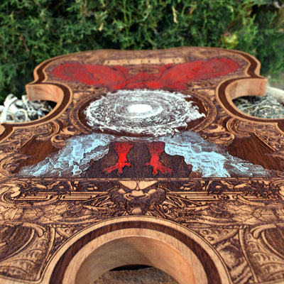 Lucifer devorando almas humanas Violín