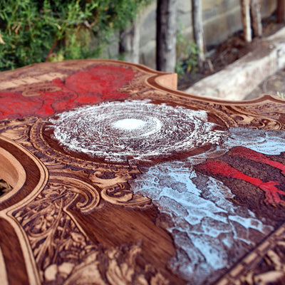 Lucifer devorando almas humanas Violín