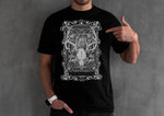 Load image into Gallery viewer, black white graphic t shirt men
