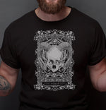 Load image into Gallery viewer, Dark Macabre Graphic Art T Shirt, Goth Clothing &quot;The Damned&quot;
