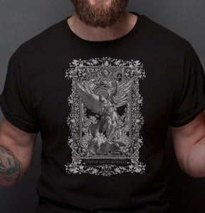 black white graphic t-shirt