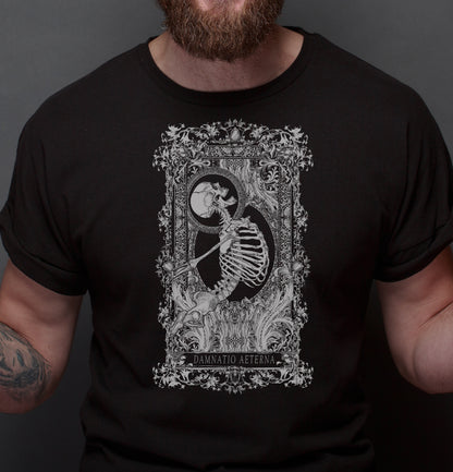Skeleton Graphic T Shirt, Goth Clothing "Stumble"